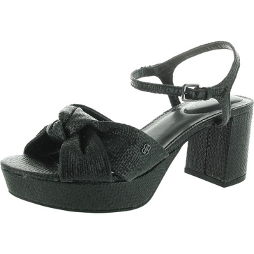 prezley womens knot-front ankle strap platform sandals