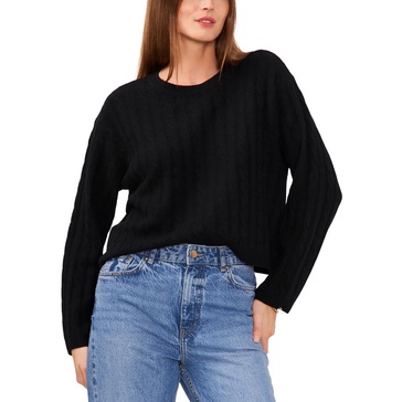 womens crewneck long sleeve pullover sweater