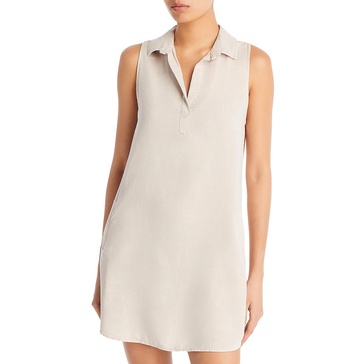 womens tencel a line mini dress