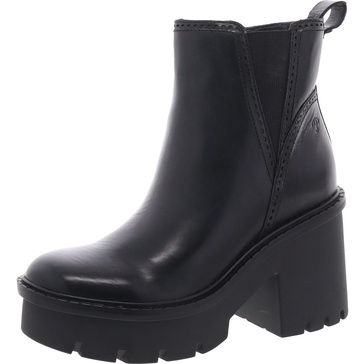 quest womens laser cut faux leather ankle boots