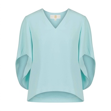 women's nina top in blue light