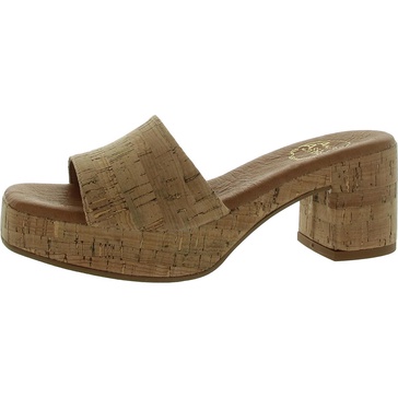 cypress womens slip on square toe platform sandals