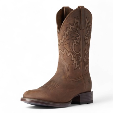 men's stockman ultra round toe boots in talon tan