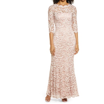 womens lace long evening dress