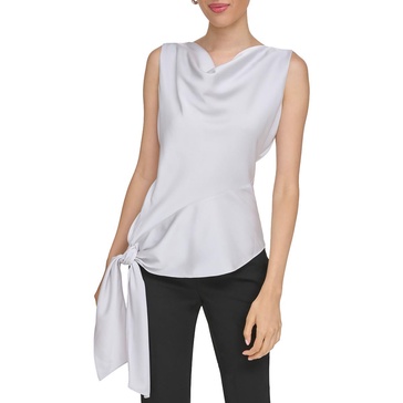 womens asymmetric shimmer pullover top