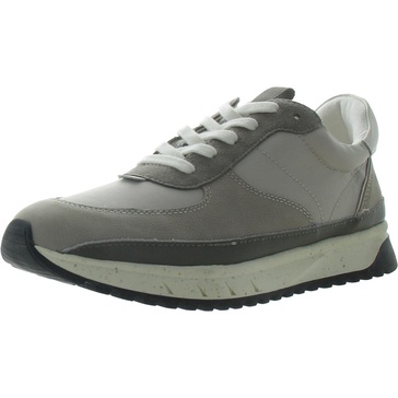 womens lace-up leather casual and fashion sneakers