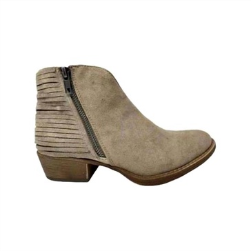 diverse booties in taupe
