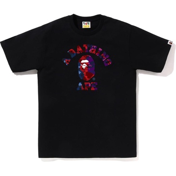 color camo crazy college tee mens