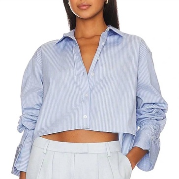 monica ii top in chelsea blue