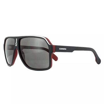 men 1001/s polarized shaded sunglasses in matte black red