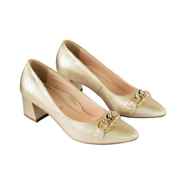 women's lichfield shoes in platinum metallic leather