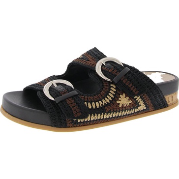 womens crochet slide sandals