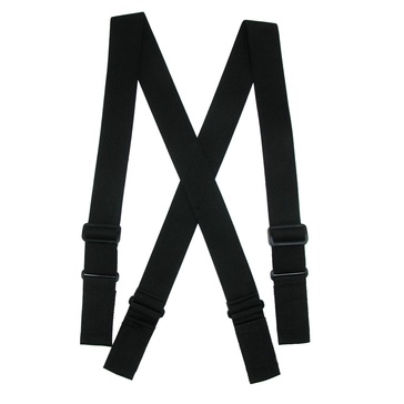 men's big & tall elastic ergonomic support suspenders with hook & loop ends