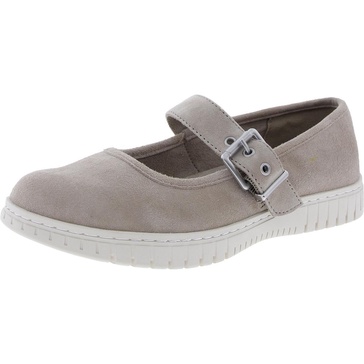womens buckle suede mary janes