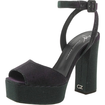 blasvegas 80 womens glitter ankle strap platform sandals