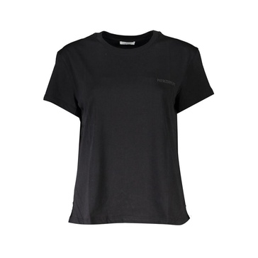 chic crew neck organic cotton women's tee