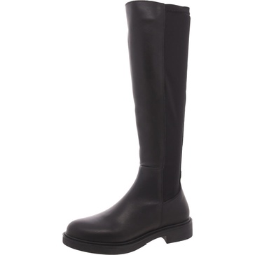 lexington womens leather zipper knee-high boots