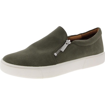 moira womens faux leather slip-on casual and fashion sneakers