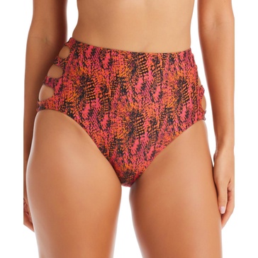 womens snake high-wasit swim bottom separates