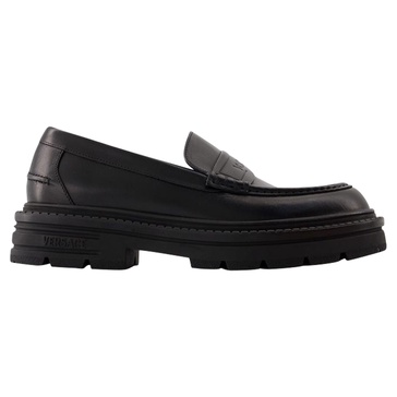 adriano loafers -  - leather - black