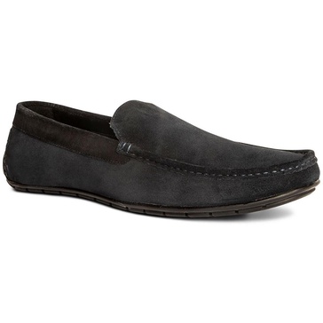 mens leather slip on loafers