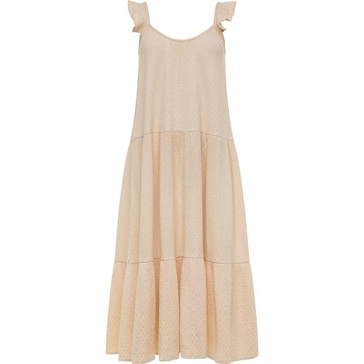 women's celia midi dress in coral