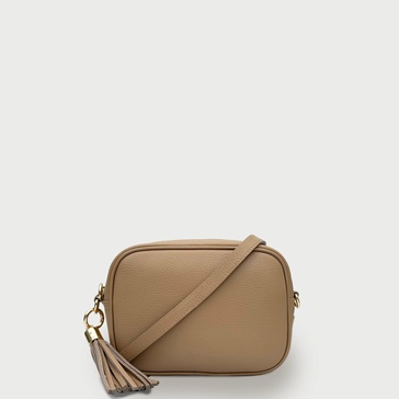 the tassel leather crossbody bag