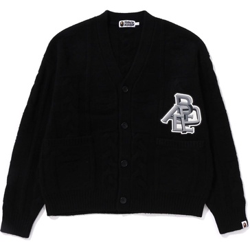 cable knit cardigan mens
