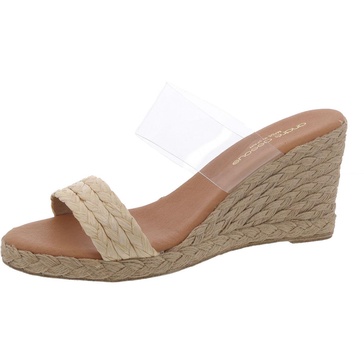 womens slip on open toe wedge sandals