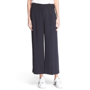 a l c  women's emily navy gaucho belted pants
