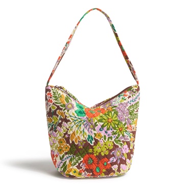 outlet cotton slouchy bucket shoulder bag