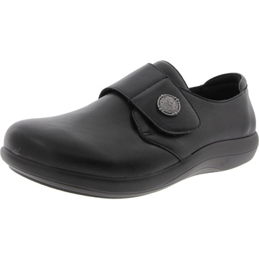 spright womens adjustable faux leather slip-on sneakers