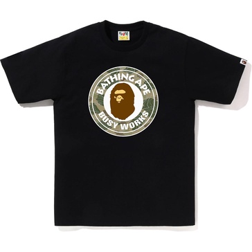 layered line camo busy works tee mens
