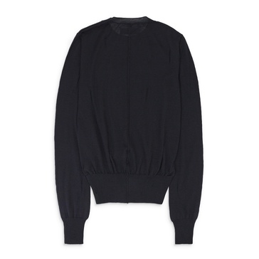 distressed cashmere black jumper