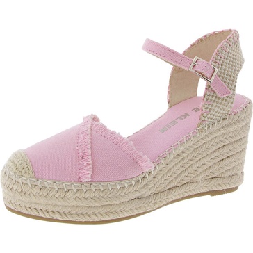 laken womens espadrille ankle strap wedge heels