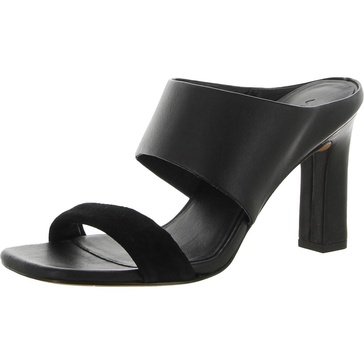 quinn womens padded insole leather slide