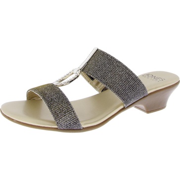 eanna womens embellished slip-on wedge sandals