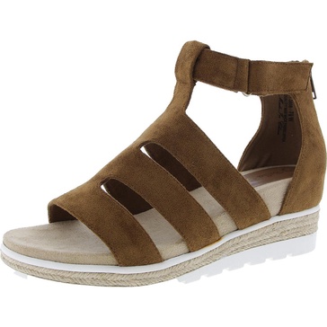 womens zipper man made platform sandals