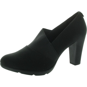 xim womens mixed media man made pumps