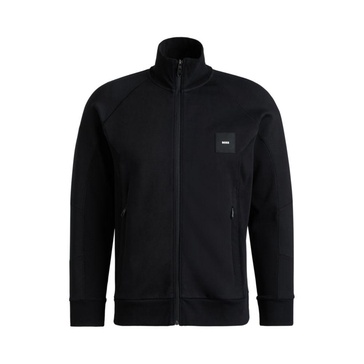 sweatshirt with stretch-cotton inserts