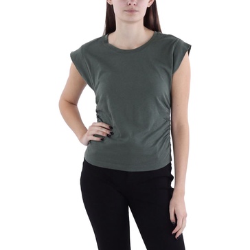 womens muscle ruched tank top