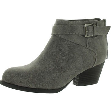 uttara womens faux suede ankle booties