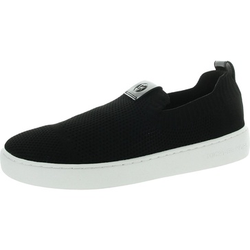 juno womens logo knit casual and fashion sneakers