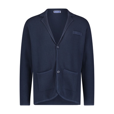 jacquard sweater jacket