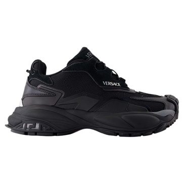sneakers -  - leather - black