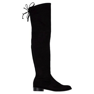 low land boots in black suede
