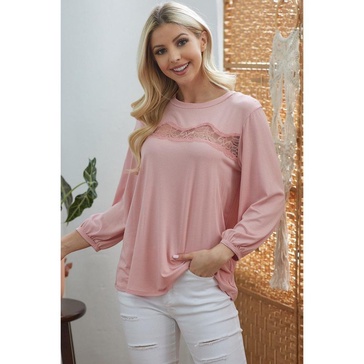 laced see through longsleeve top