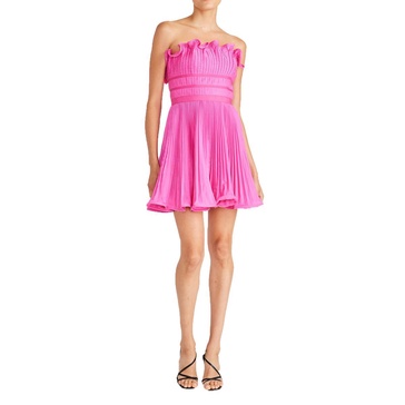 womens boning recycled polyester mini dress