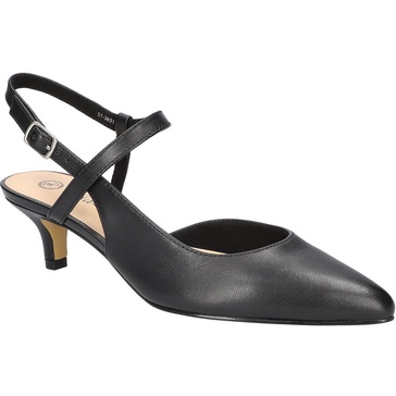 kayce womens adjustable leather slingback heels