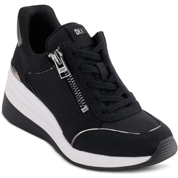 womens zipper knit casual and fashion sneakers